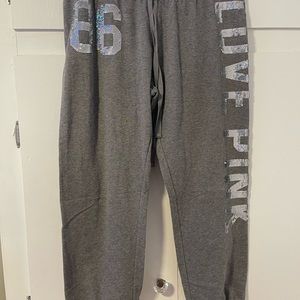 VS Pink Sequin Joggers